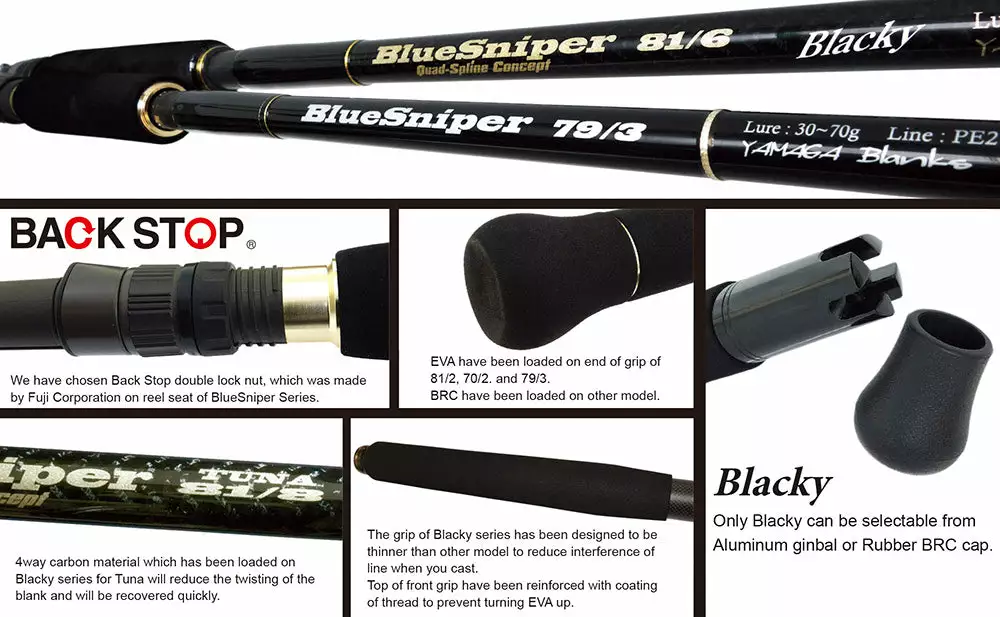 Yamaga Blanks Blue Sniper Boat Casting 82/6 5 Yamaga Blanks Blue Sniper Boat Casting 82/6 - Image 3