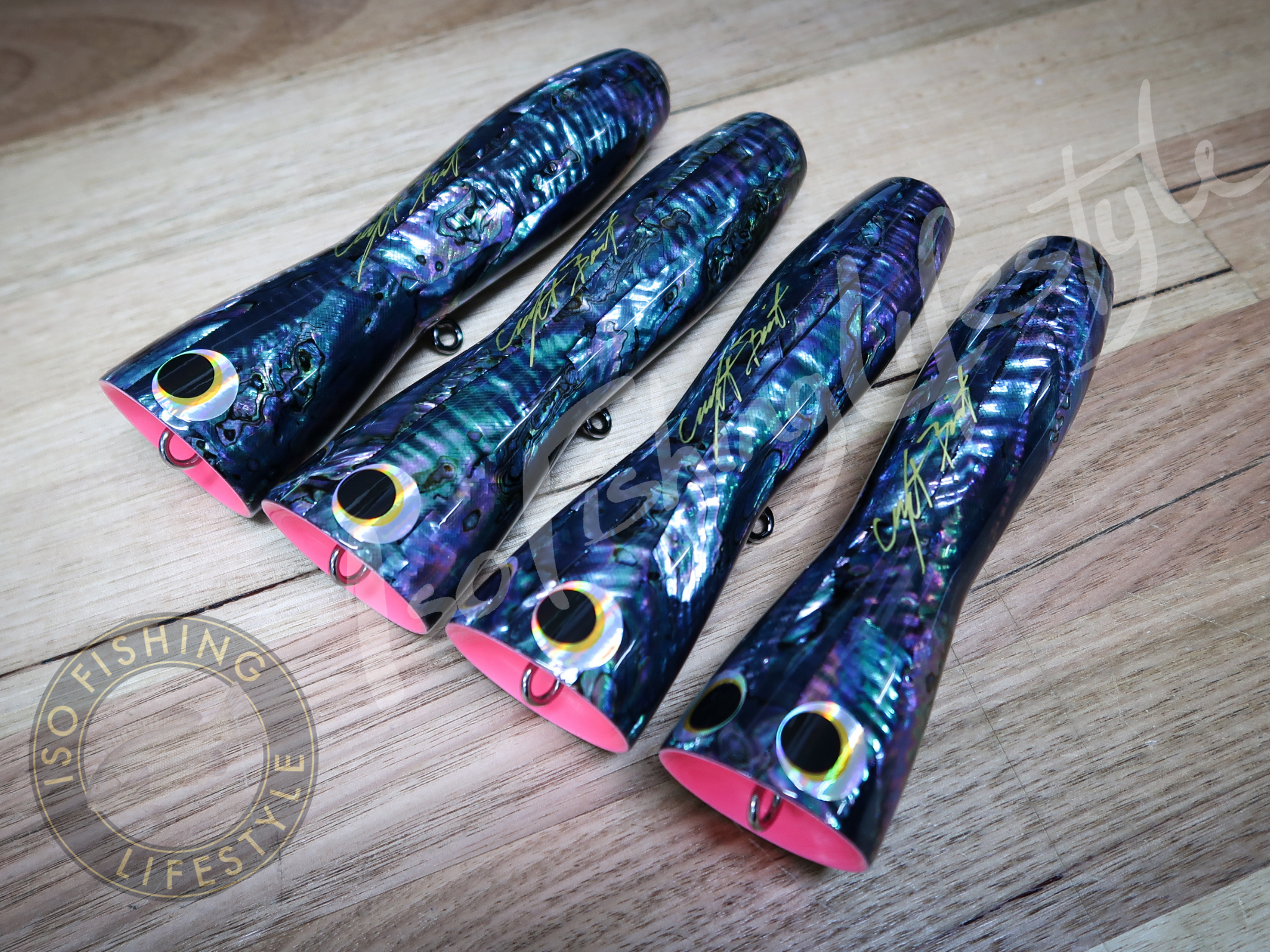 2020 Craft Bait GT-3 130g Handmade Popper - Abalone Special Colour 3 2020 Craft Bait GT-3 130g Handmade Popper - Abalone Special Colour