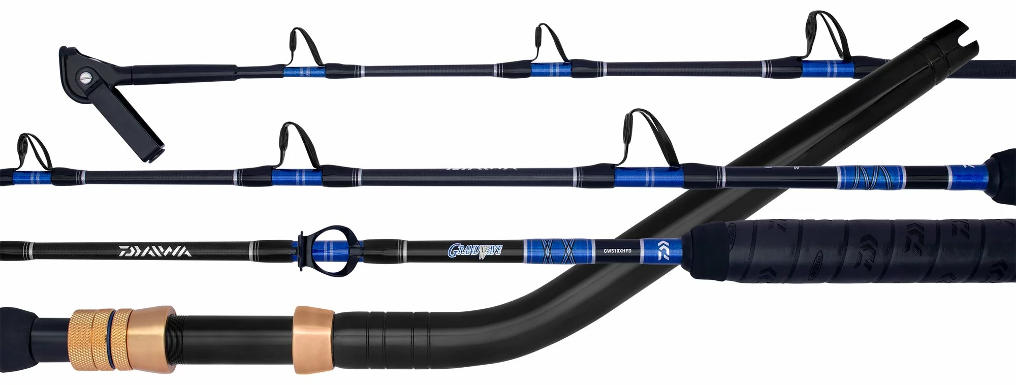 DAIWA GRANDWAVE ELECTRIC RODS 3 DAIWA GRANDWAVE ELECTRIC RODS