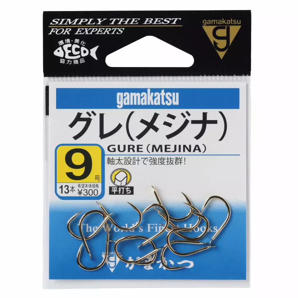 Gamakatsu Mejina Gure Gold Hook 3 Gamakatsu Mejina Gure Gold Hook
