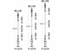 HDF Pre-made Hairtail Titan Wire Set HA-1753 -Hot Sale Fishing Rods Shop HDFPre madeHairtailTitanWiresetHA 17531