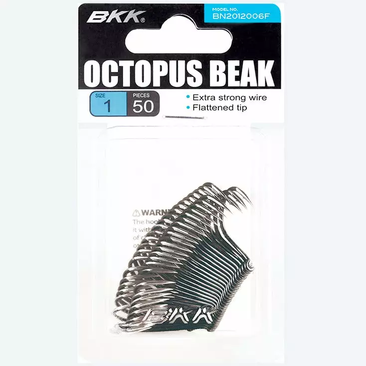 BKK Octopus Beak Bait Hook 25pk Value Pack 3 BKK Octopus Beak Bait Hook 25pk Value Pack