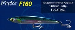 Maria Rapido 230mm 100g Floating Stickbait 23 Maria Rapido 230mm 100g Floating Stickbait -Hot Sale Fishing Rods Shop Rapido F160 ima1 ed28dd67 feb9 4208 8a0f d22e3d55d97e