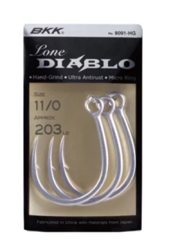BKK Lone Diablo Single Hooks