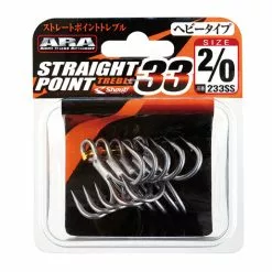 Shout® Shout Straight Point Treble Hook 33
