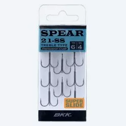 BKK Spear Super Slide 1x Treble Hooks BT621-SS