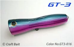 Craft Bait Craftbait GT-3 150g Handmade Popper -Hot Sale Fishing Rods Shop craftbaitGT 3bluepink