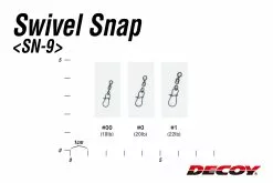 Decoy Swivel Snap SN-9 -Hot Sale Fishing Rods Shop decoy SN 9 3