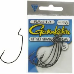 Gamakatsu Offset Shank Worm EWG Hook -Hot Sale Fishing Rods Shop gamkatsuOffsetShankWormEWGhook