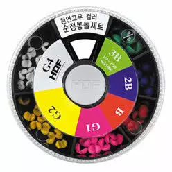 HDF Multi Colour Rubber Coated Splitshots HA-709