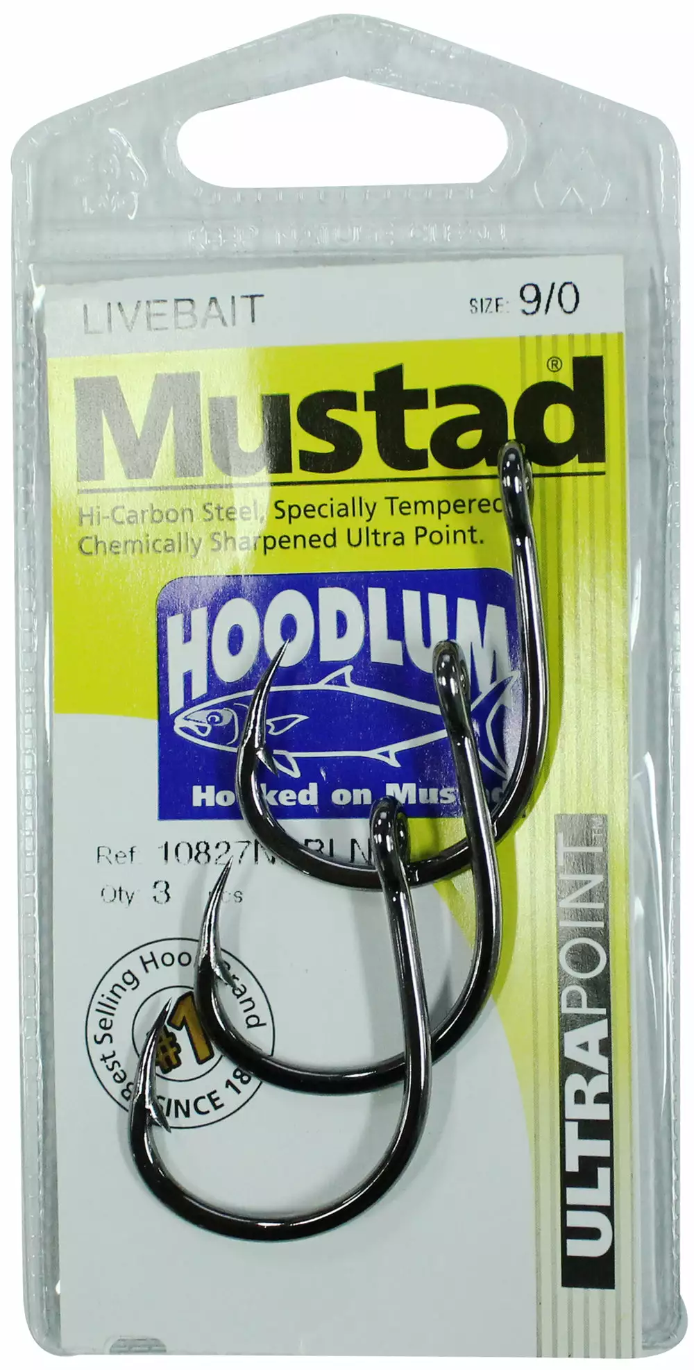 Mustad "Hoodlum" Live Bait Hooks 4 Mustad "Hoodlum" Live Bait Hooks - Image 2