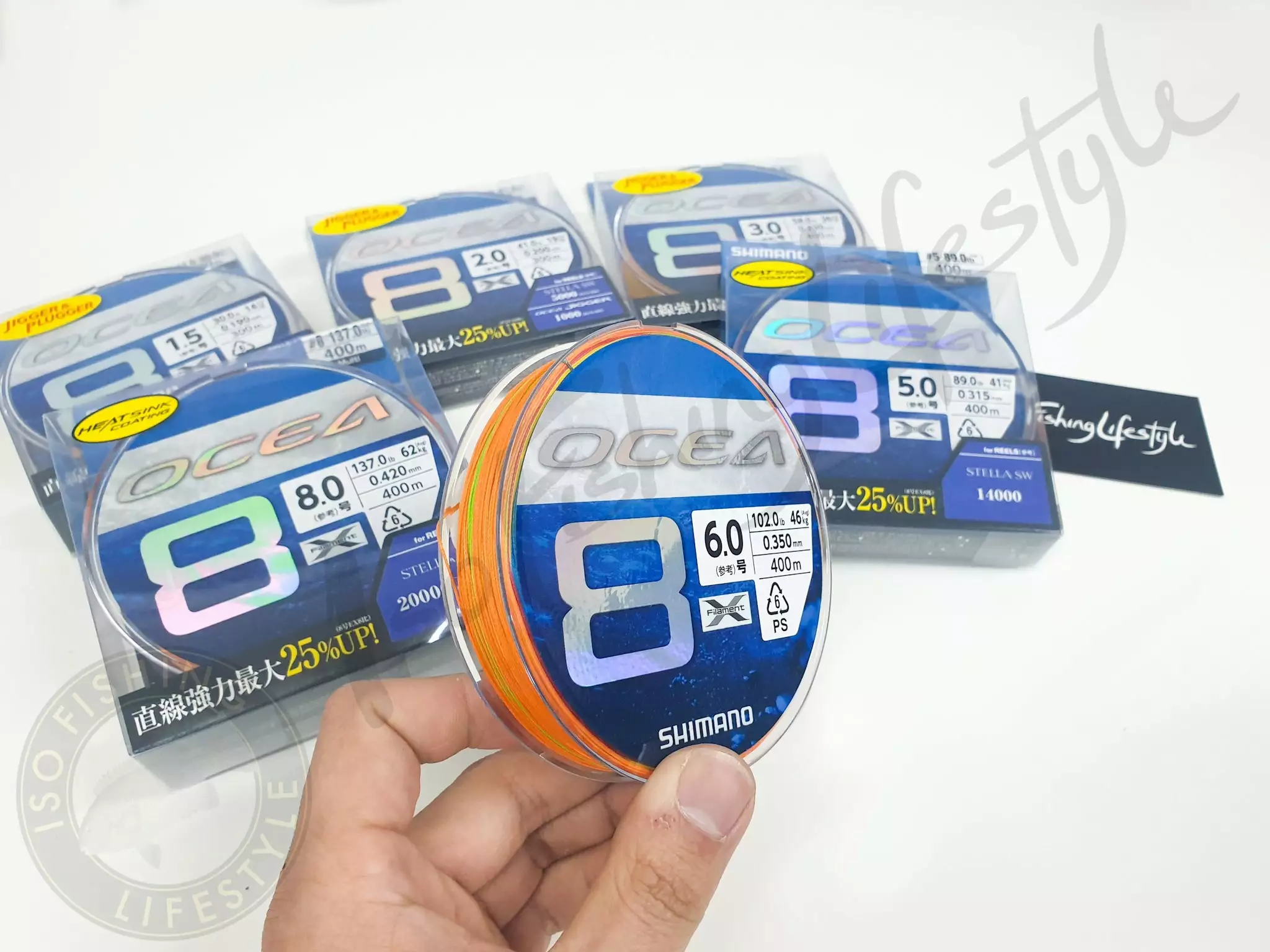 2019 Shimano Ocea EX8 PE Line 4 2019 Shimano Ocea EX8 PE Line - Image 2