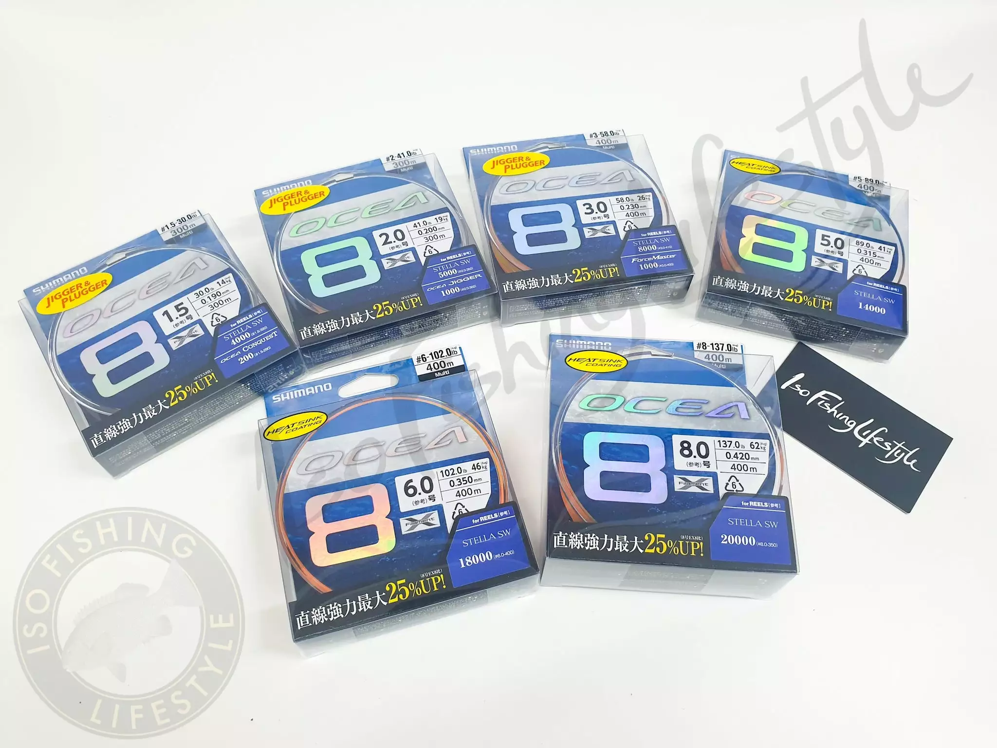 2019 Shimano Ocea EX8 PE Line 3 2019 Shimano Ocea EX8 PE Line