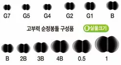 HDF Rubber Coated Multi Split-Shot - Heavy Set HA-1450 -Hot Sale Fishing Rods Shop size