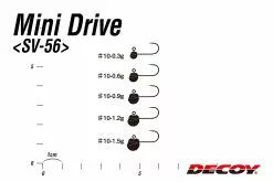 Decoy Mini Drive Jighead SV-56 11 Decoy Mini Drive Jighead SV-56 -Hot Sale Fishing Rods Shop sv 56 04size